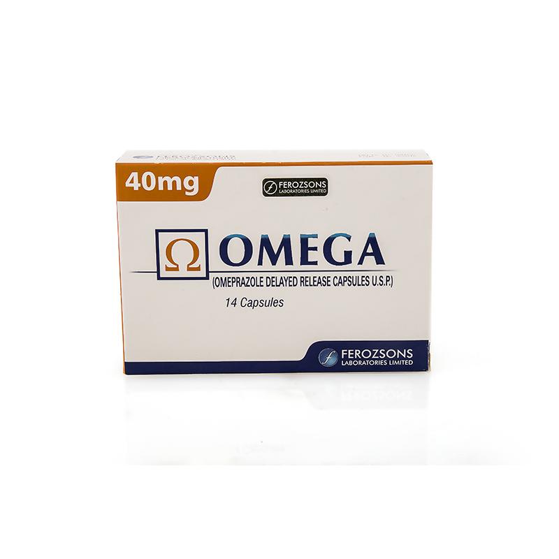 Omega capsule 40 mg 2×7’s