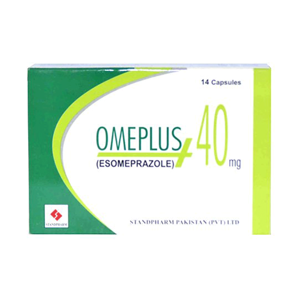 Omeplus capsule 40 mg 2×7’s
