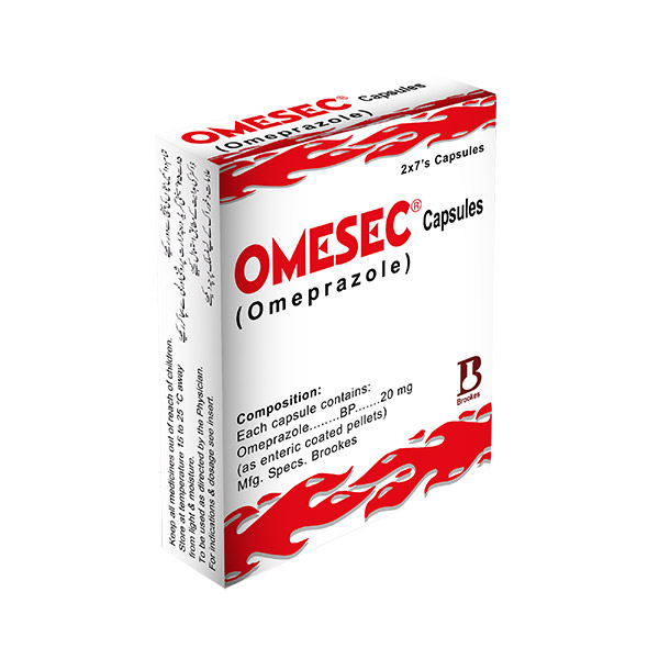 Omesec capsule 20 mg 2×7’s