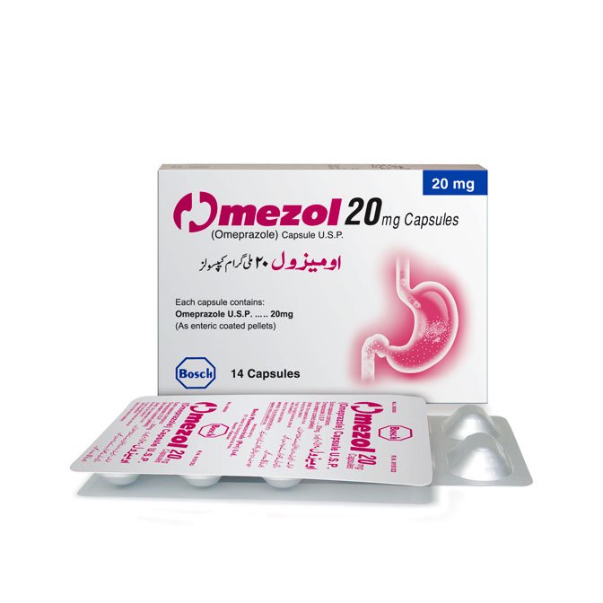 Omezol capsule 20 mg 2×7’s