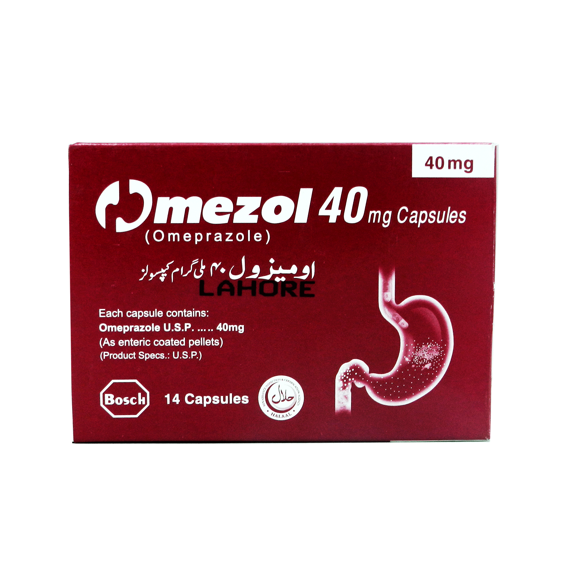 Omezol capsule 40 mg 2×7’s