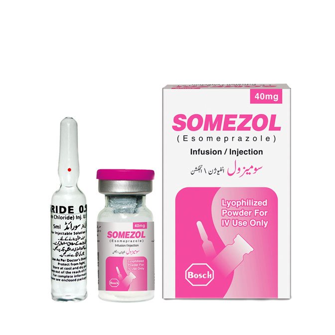 Omezol Infusion 40 mg 1 Vial