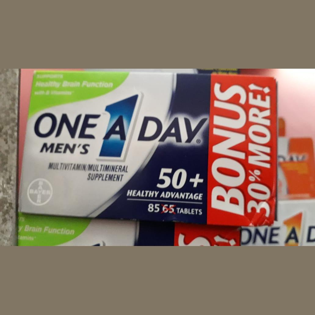 one a day men’s 50 +multivitamin and multimineral supplement 85 tablet Imported