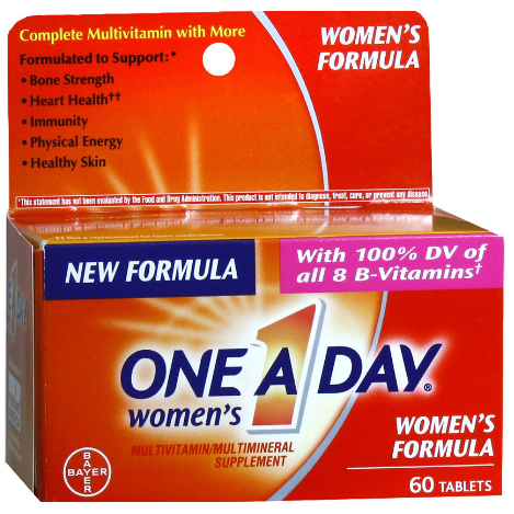 One-A-Day Women’s Multivitamin Tablets, 60 Count