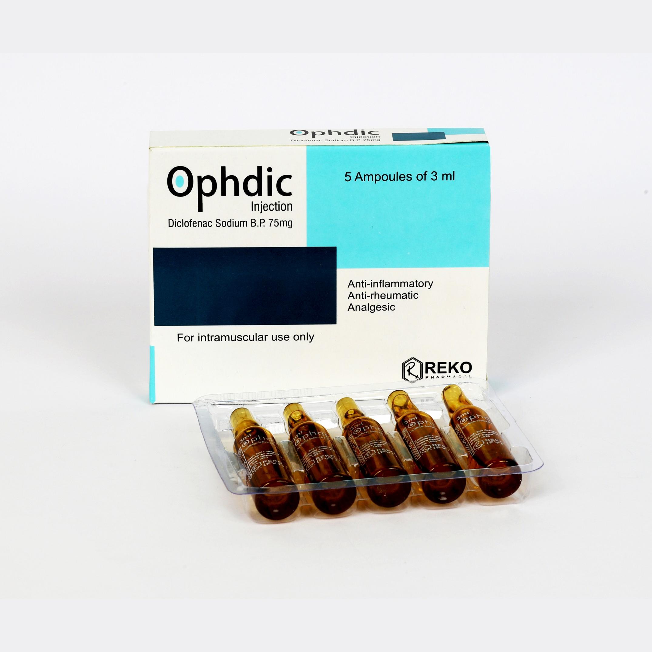 Ophdic Injection 75 mg/3 mL 5 Ampx3 mL