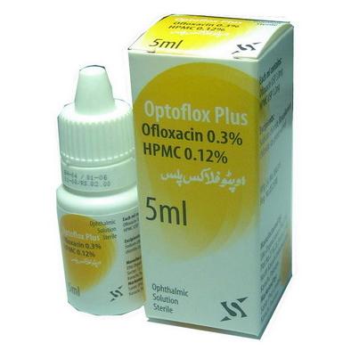 Optoflox 0.30% Plus Eye Drop 5 ml