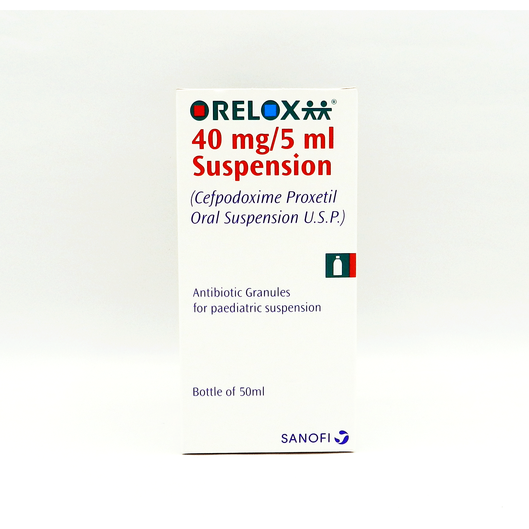 Orelox suspension 40 mg 50 mL