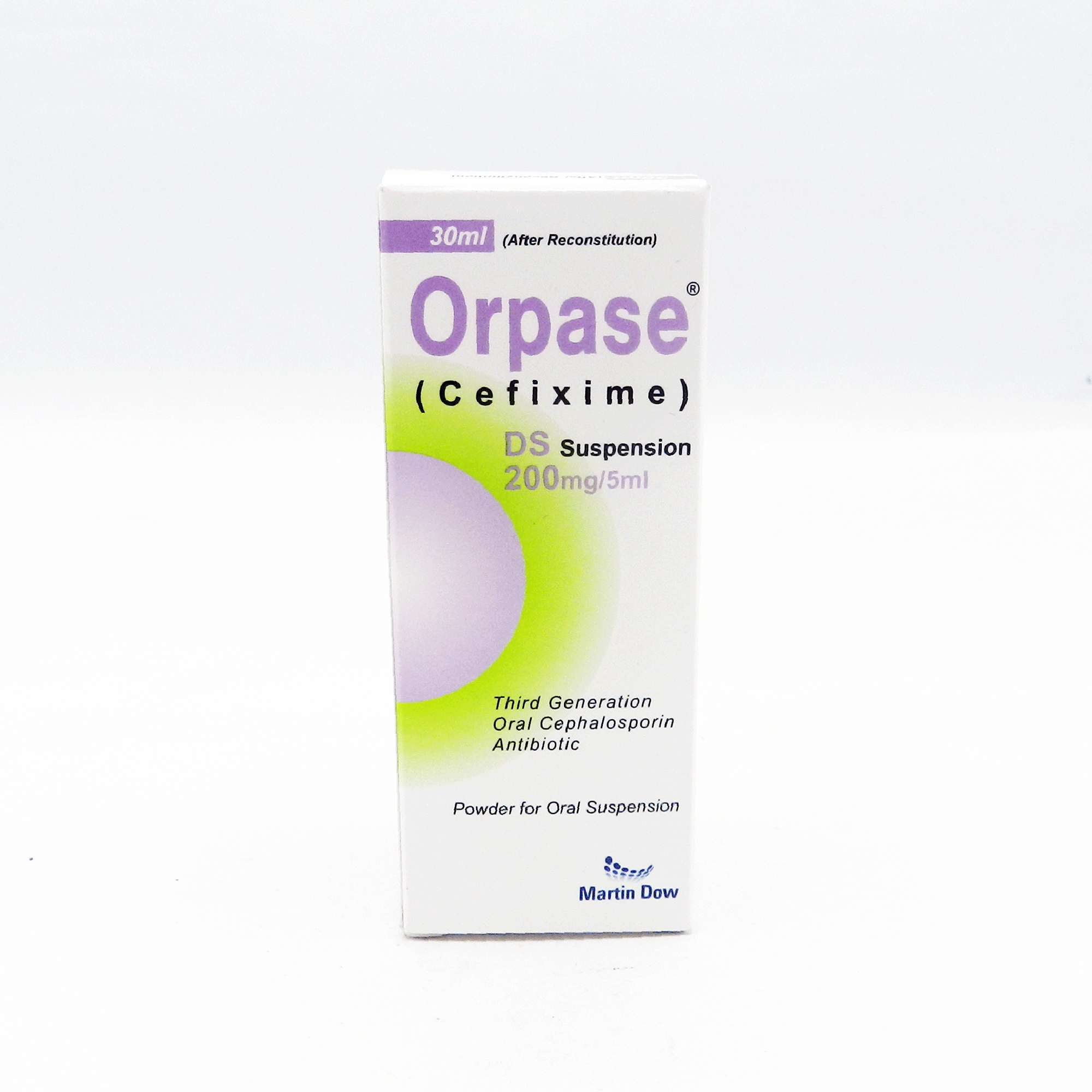 Orpase suspension DS 200 mg 30 mL