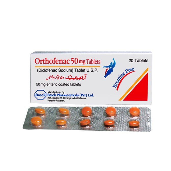 ORTHOFENAC 50mg Tablet 2x10s