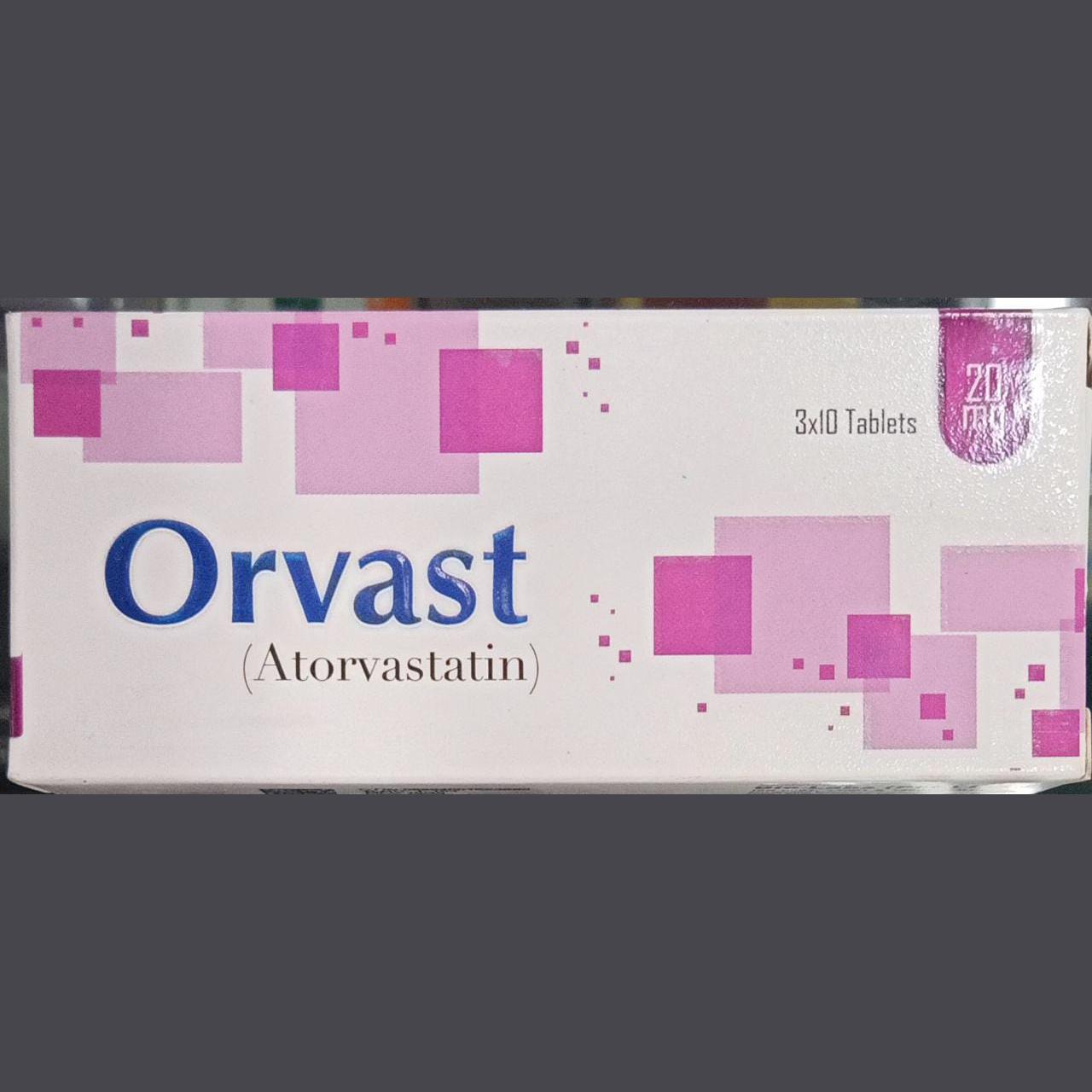 Orvast tablet 20 mg 30’s