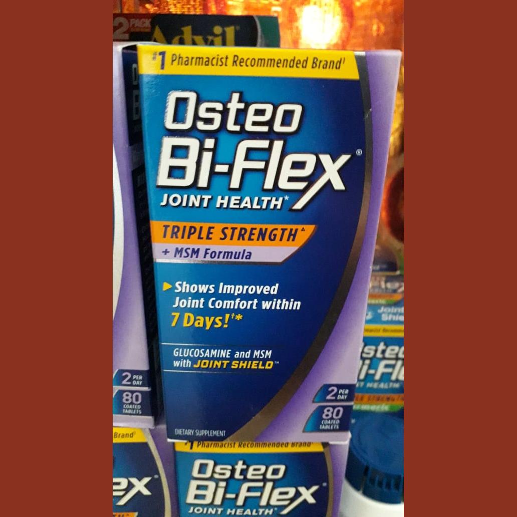 osteo bi-flex joint health triple strength (msm formula) 80 tablets Imported