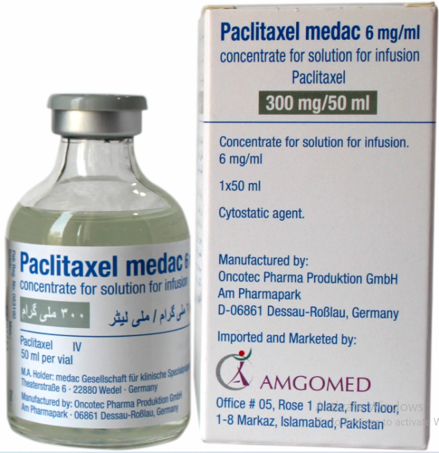 Paclitaxel medac 300mg/50ml solution for infusion ^