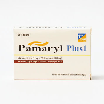 Pamaryl Plus tablet 1/500 mg 30’s