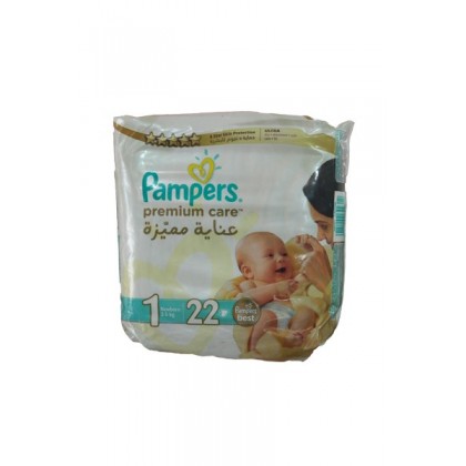 Pamper Premium Care 1 (2-5 Kg) 22 Pcs