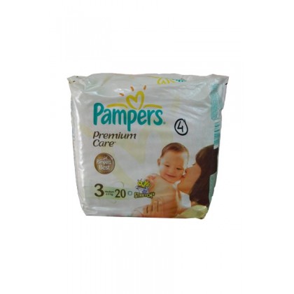 Pamper Premium Care 3 (4-9 Kg) 20 Pcs