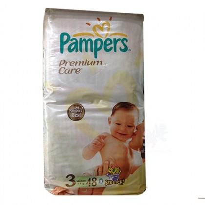 Pamper Premium Care 3 (4-9 Kg) 48 Pcs