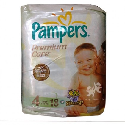 Pamper Premium Care 4 (7-18kg) 18 Pcs