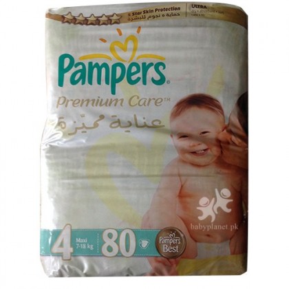 Pamper Premium Care 4 (7-18kg) 64 Pcs