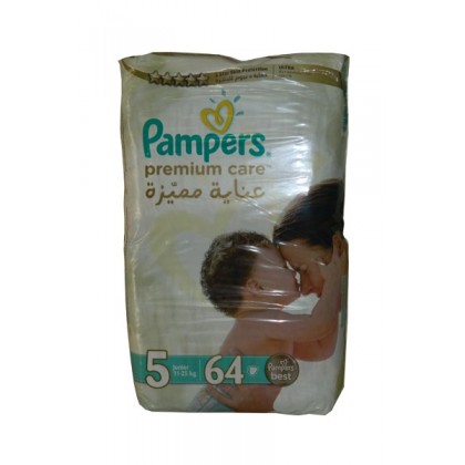Pamper Premium Care 5 (11-25kg) 64 Pcs