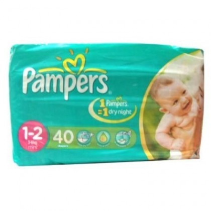 Pampers Jumbo Pack 1-2 Mini 3-6 Kg (40Pcs)