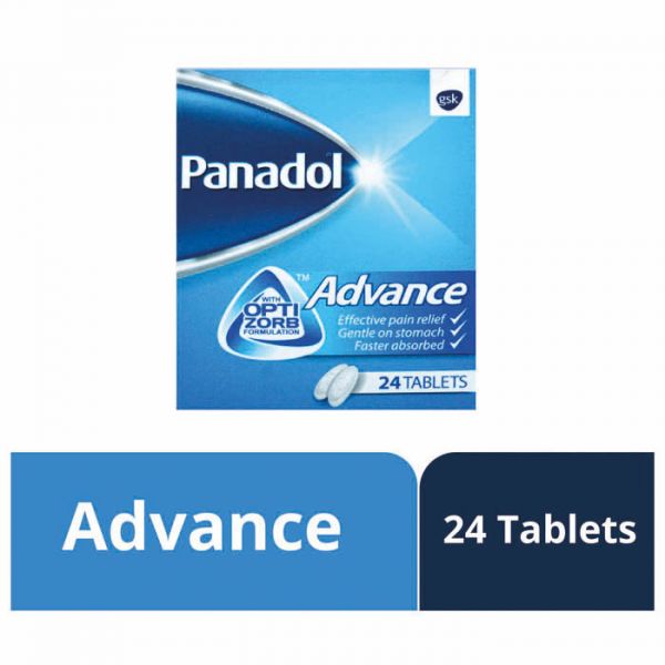 Panadol advance 24 tablets imported