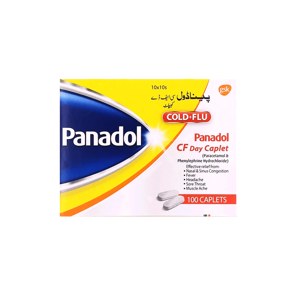 Panadol CF (Cold and Flu) Day 100 Caplet Tablet