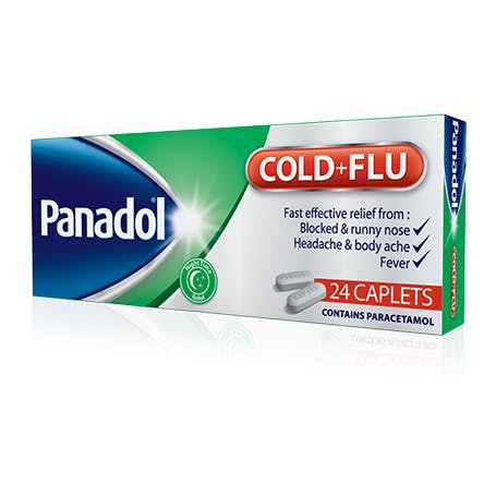 Panadol Cold + Flu night 24s imported dubai