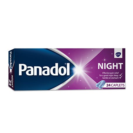 Panadol Night caplets 24s imported dubai