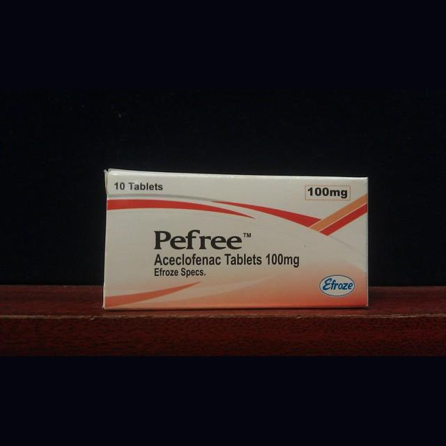 Pefree tablet 100 mg 10’s