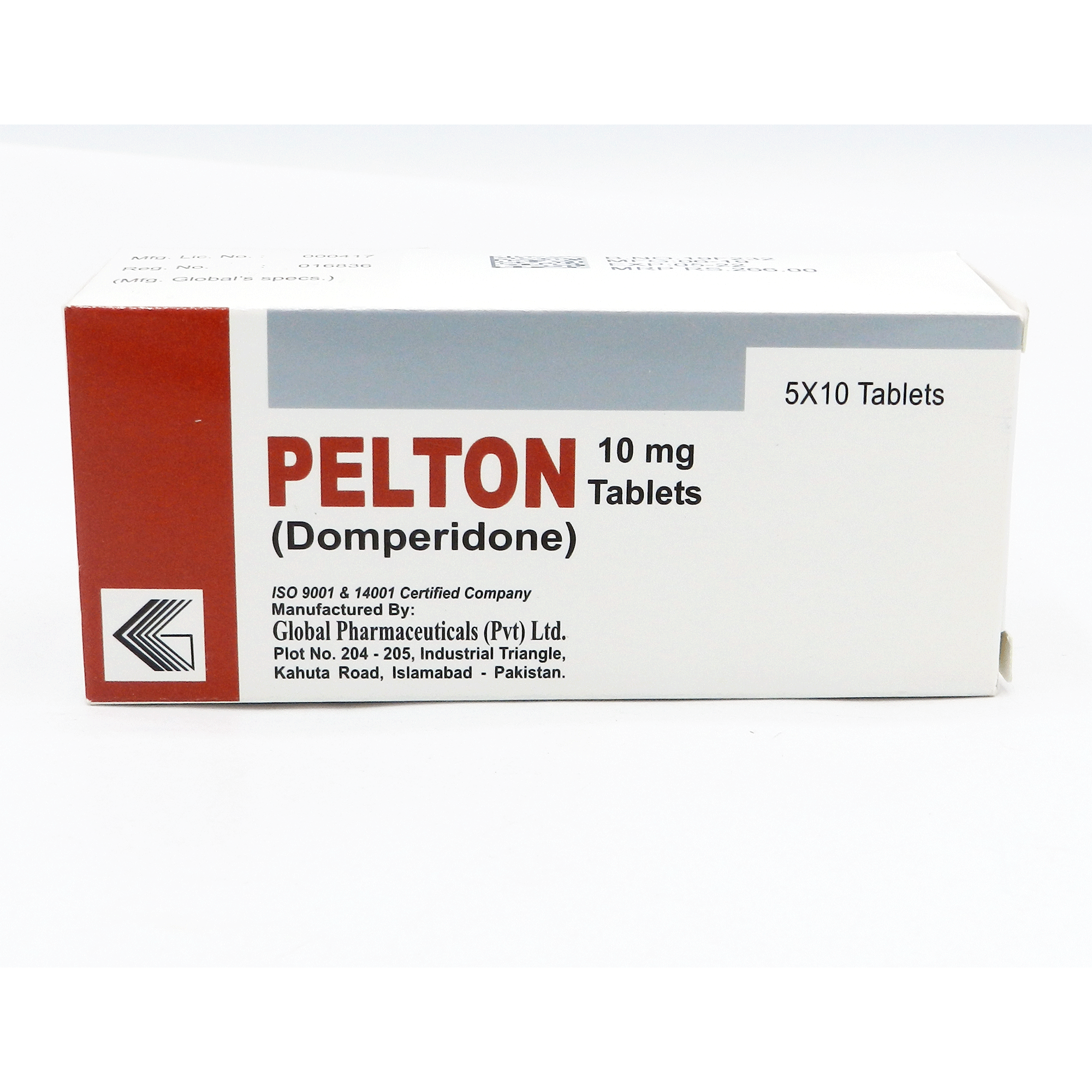 Pelton tablet 10 mg 5×10’s