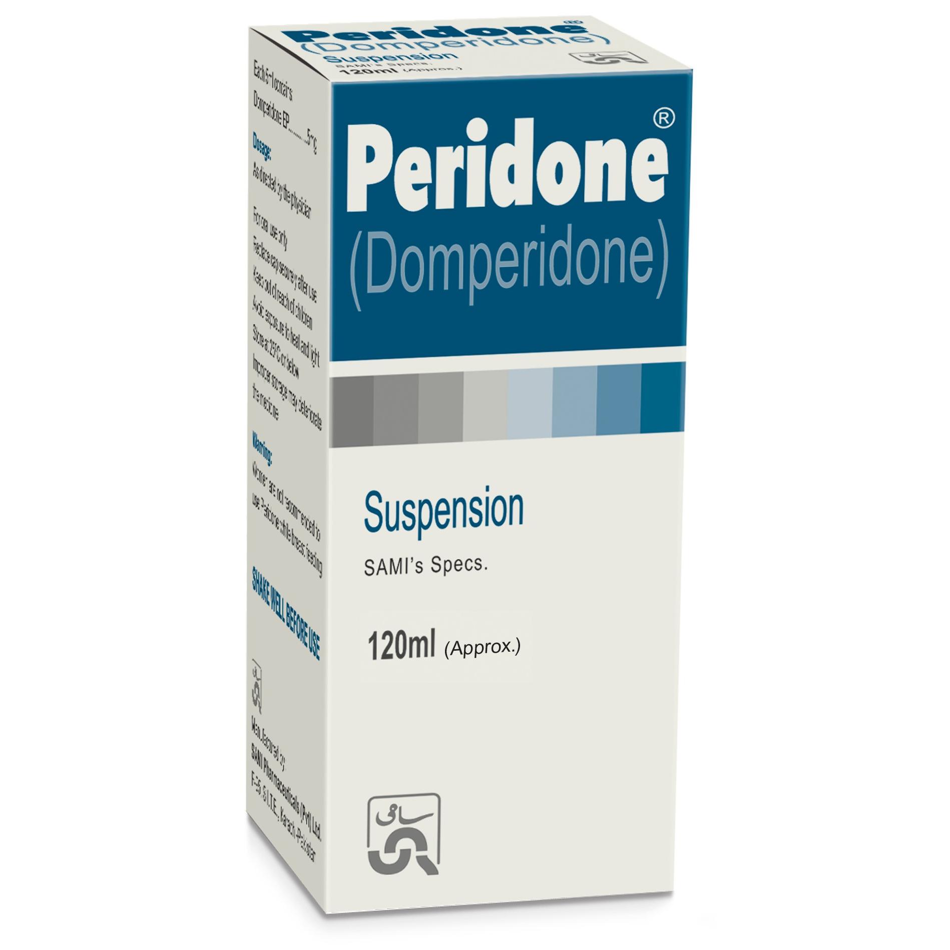 Peridone suspension 5 mg/5 mL 120 mL
