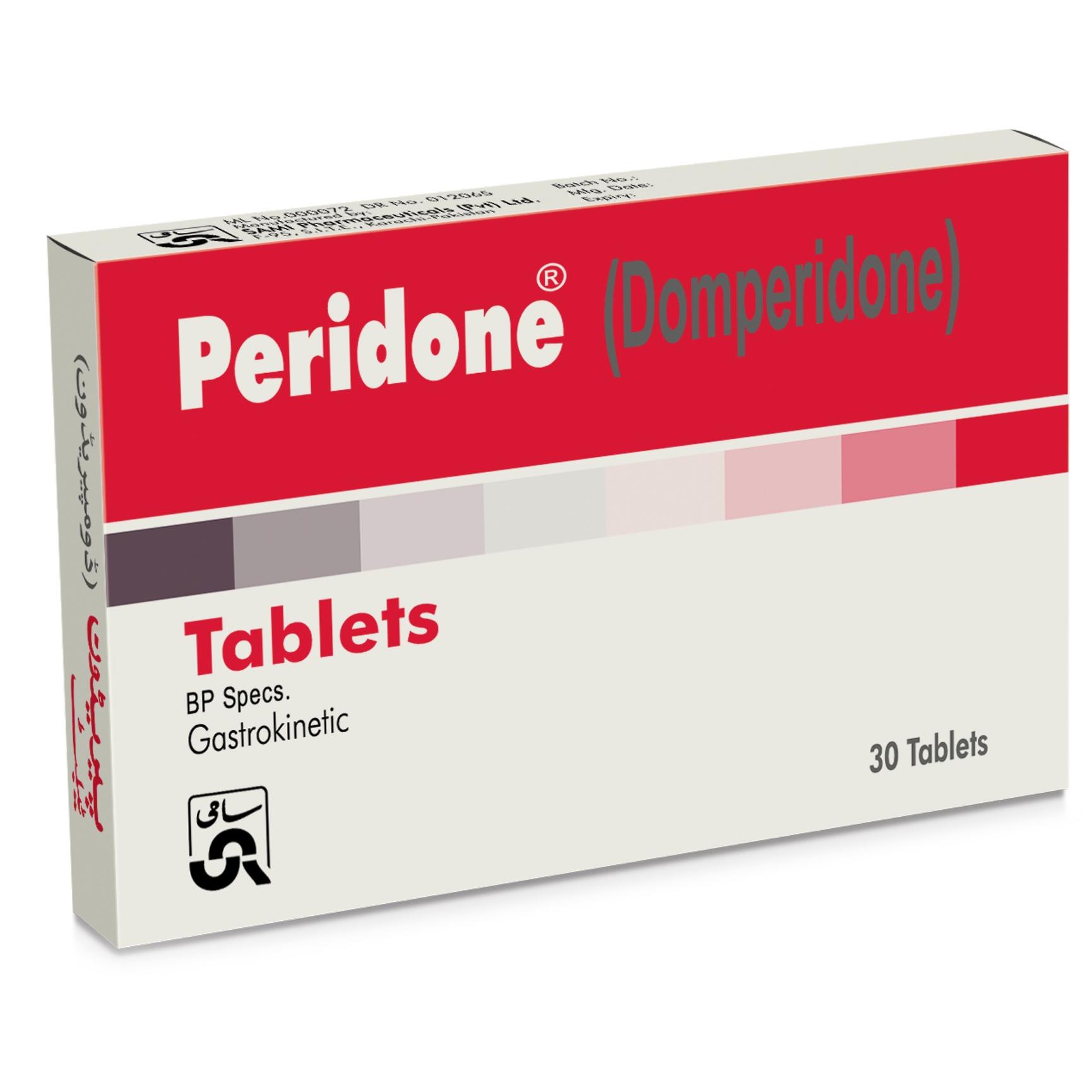 Peridone tablet 10 mg 30’s