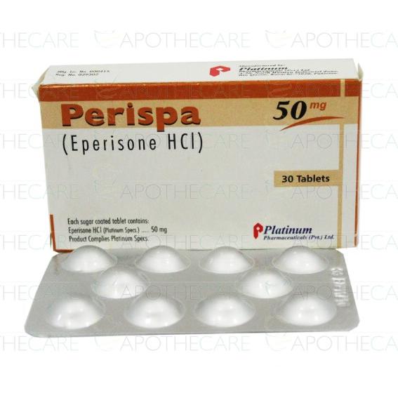 Perispa tablet 50 mg 30’s