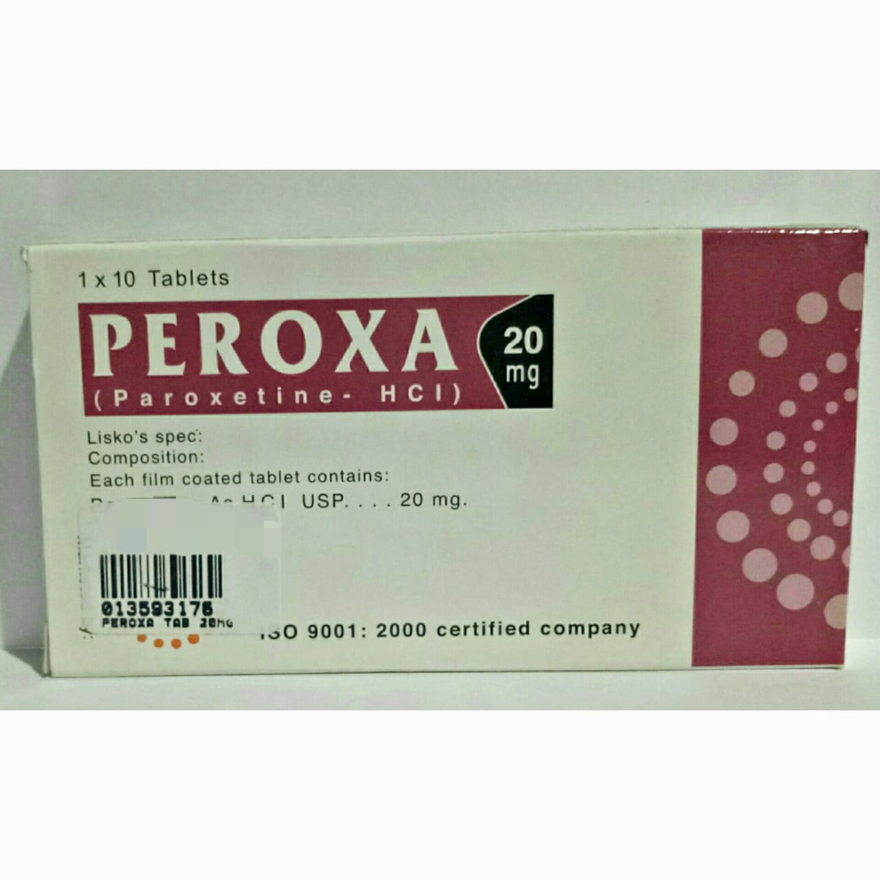 Peroxa tablet 20 mg 10’s