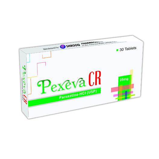 Pexeva CR tablet 25 mg 30’s