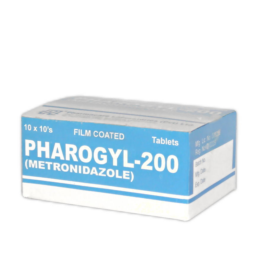 Pharogyl tablet 200 mg 10×10’s