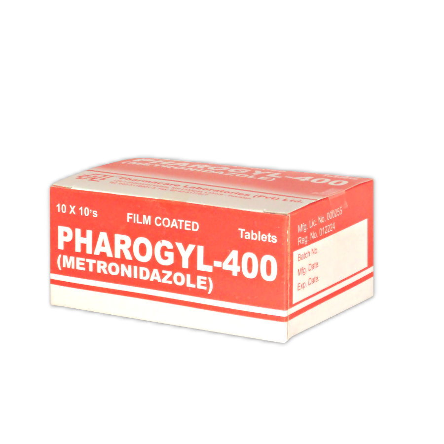 Pharogyl tablet 400 mg 10×10’s