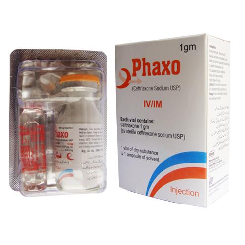 Phaxo Injection IV/IM 1 gm 1 Vial
