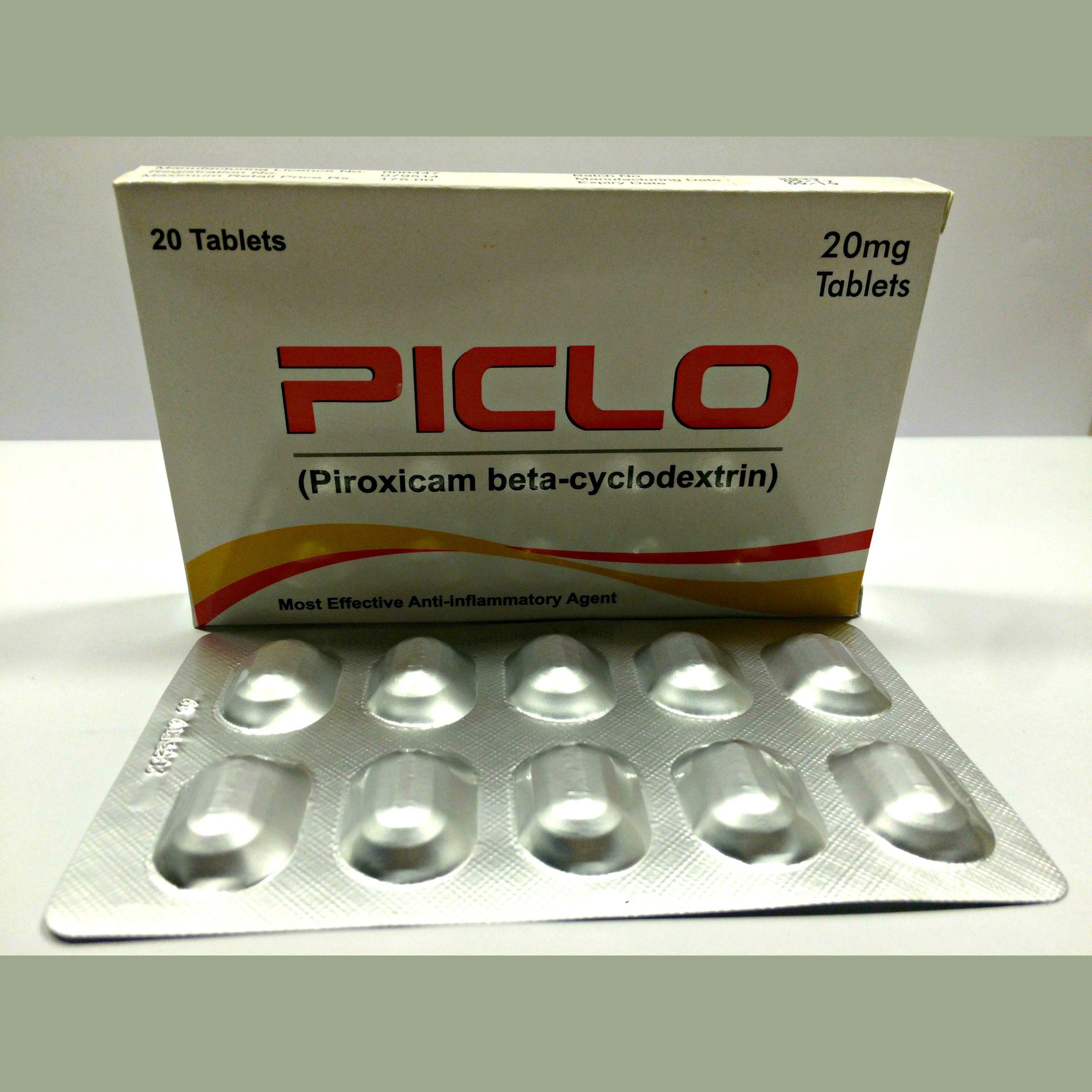 Piclo tablet 20 mg 2×10’s