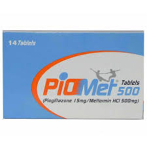 Piomet tablet 15/500 mg 14’s