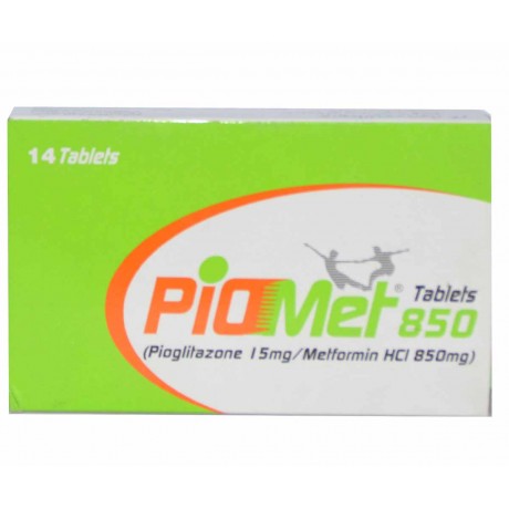 Piomet tablet 15/850 mg 14’s