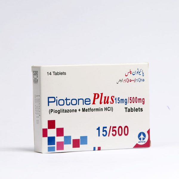 Piotone Plus tablet 15/500 mg 14’s
