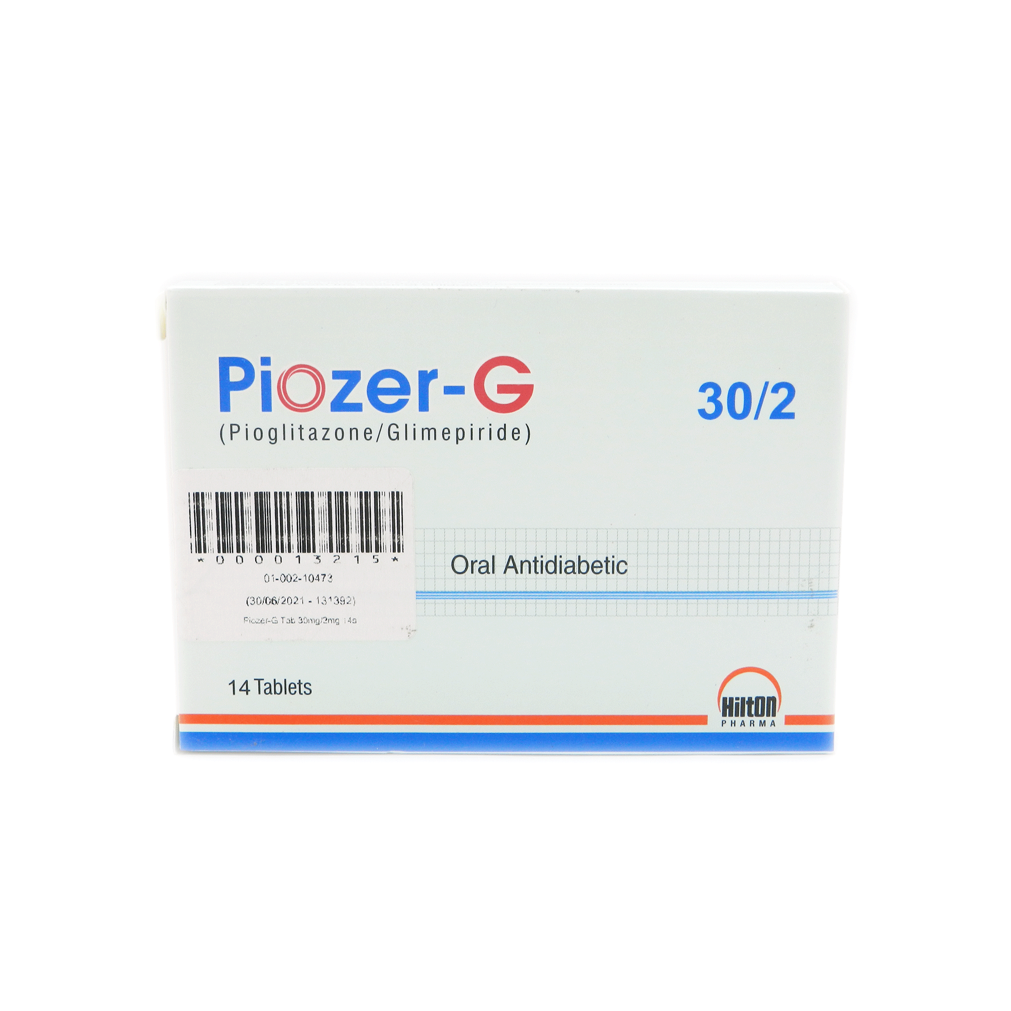 Piozer G tablet 30/2 mg 14’s