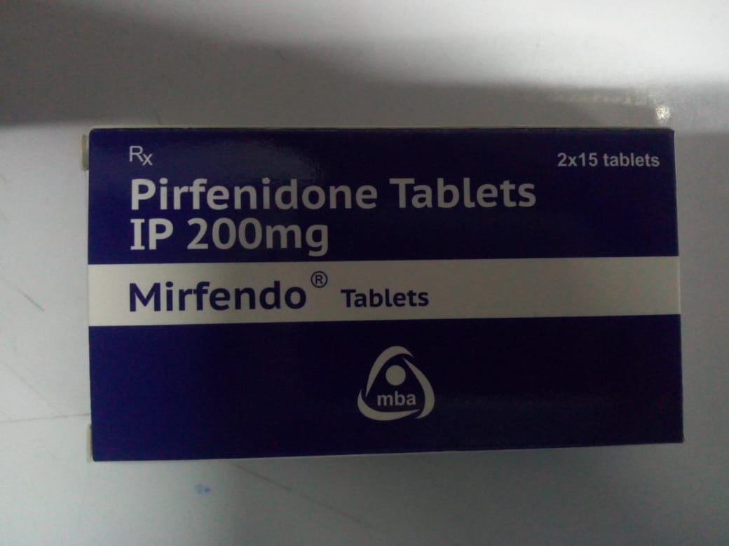 Pirfenidone tablets IP 200mg (Mirfendo)