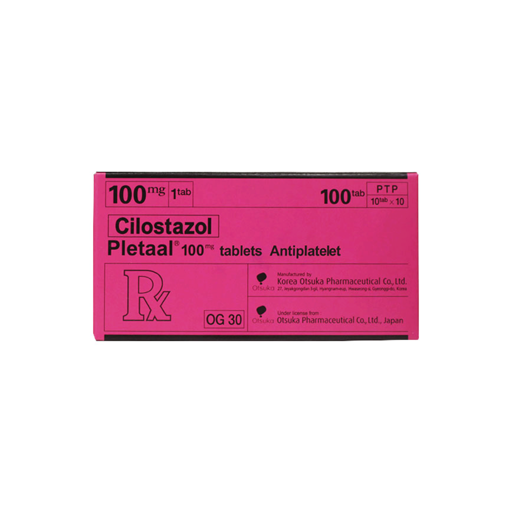Pletaal tablet 100 mg 10×10’s
