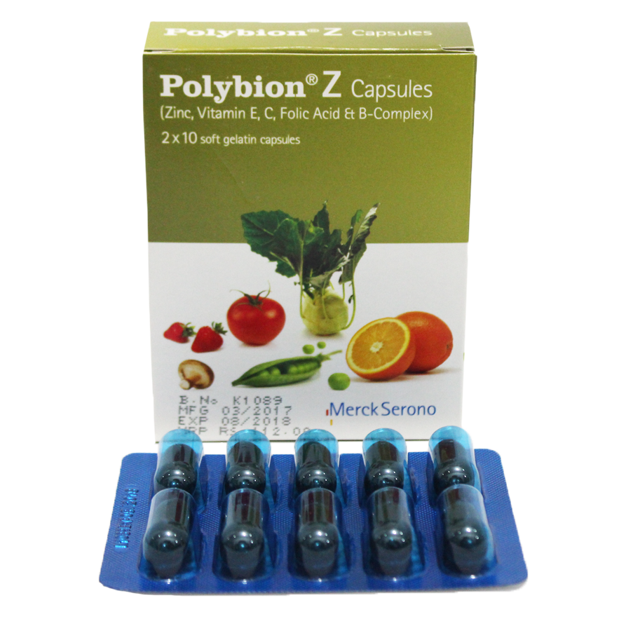 Polybion-Z capsule 2×10’s