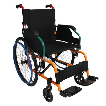 Power coated steel frame Half folding backrest with large seat