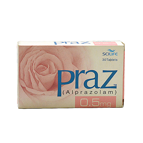 Praz tablet 0.5 mg 3×10’s(Alprazolam)