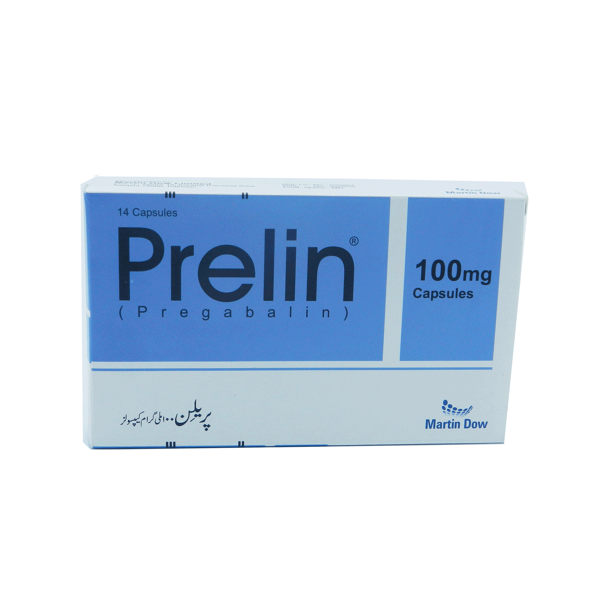 Prelin capsule 100 mg 14’s