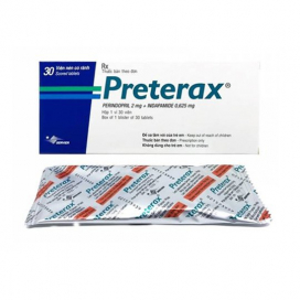 Preterax tablet 2/0.625 mg 10’s